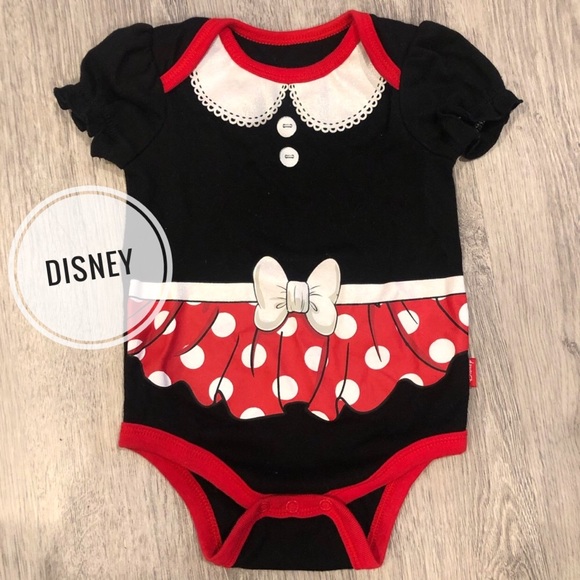 Disney Other - Disney Baby Minnie Mouse Bodysuit Onesie [6-9M]